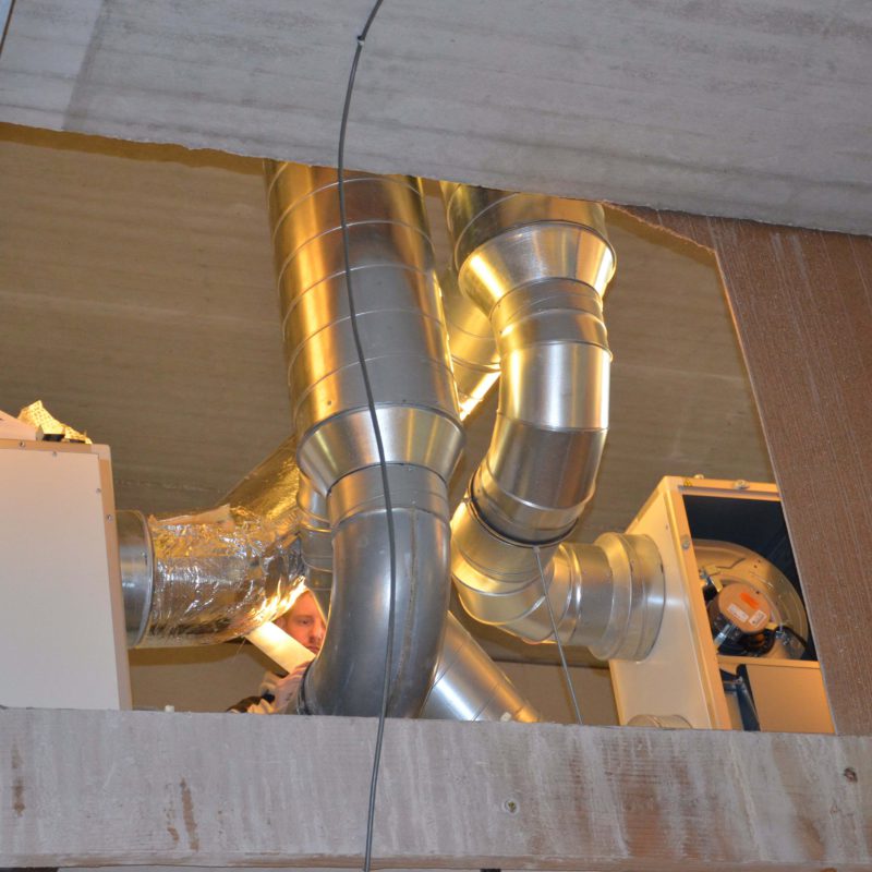 Ventilatie Sanitair Fabriek Kantoorgebouw Kantoor Kantoren Ventilator Groot Tielt Ventilator 2 Min
