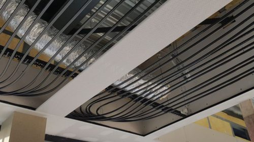 Klimaatplafond met warmtepomp